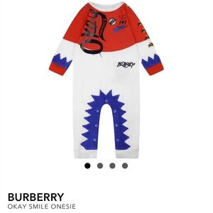 Burberry okay smile onesie